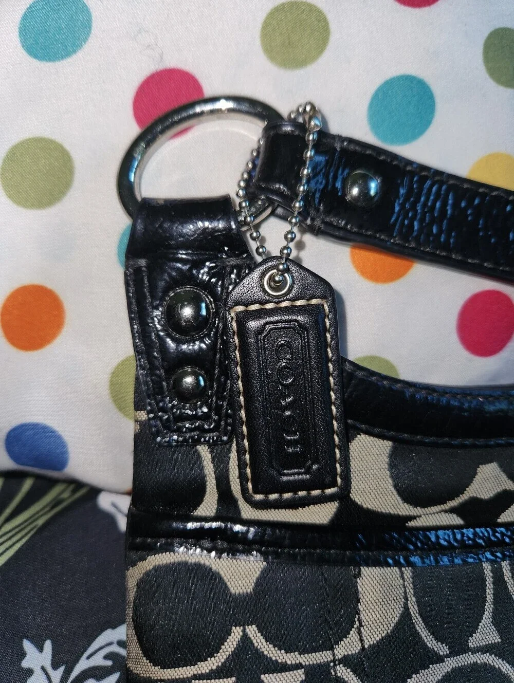 Coach Penelope Signature Hippie Crossbody